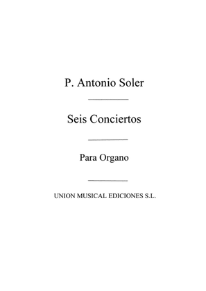 Book cover for Seis Conciertos
