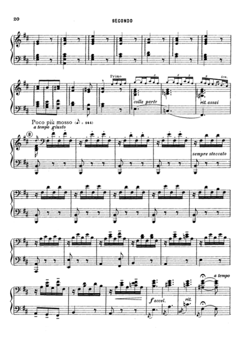 Rimsky-Korsakov      Sheherazade II, for piano duet(1 piano, 4 hands), PR832