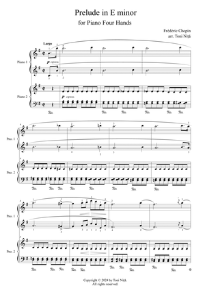 Book cover for Prelude in E minor, Op. 28, No. 4