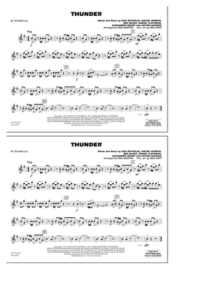 Thunder - Bb Tenor Sax
