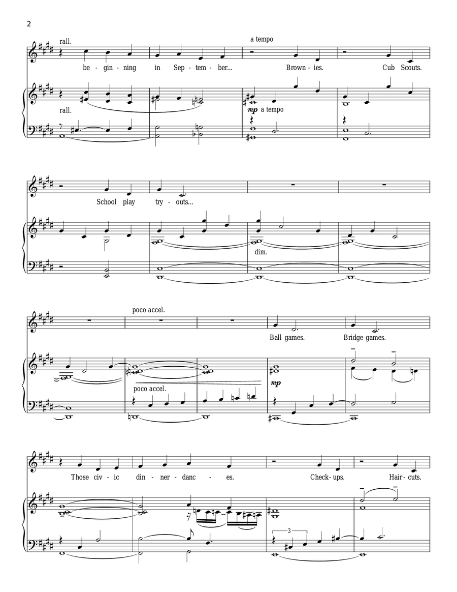 Tuesdays, Thursdays Voice scores gallery preview page 2