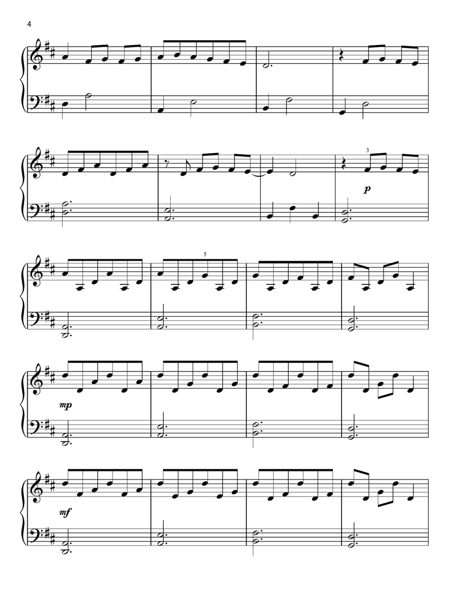 I Giorni Easy Piano scores gallery preview page 4
