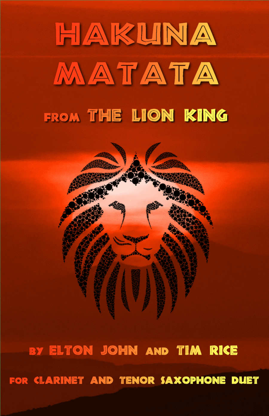 Hakuna Matata Woodwind Duet scores gallery preview page 1