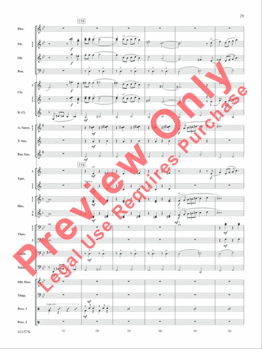 Gershwin by George! Gershwin by George! Concert Band scores gallery preview page 30