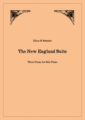The New England Suite, Three Poems for Solo Piano