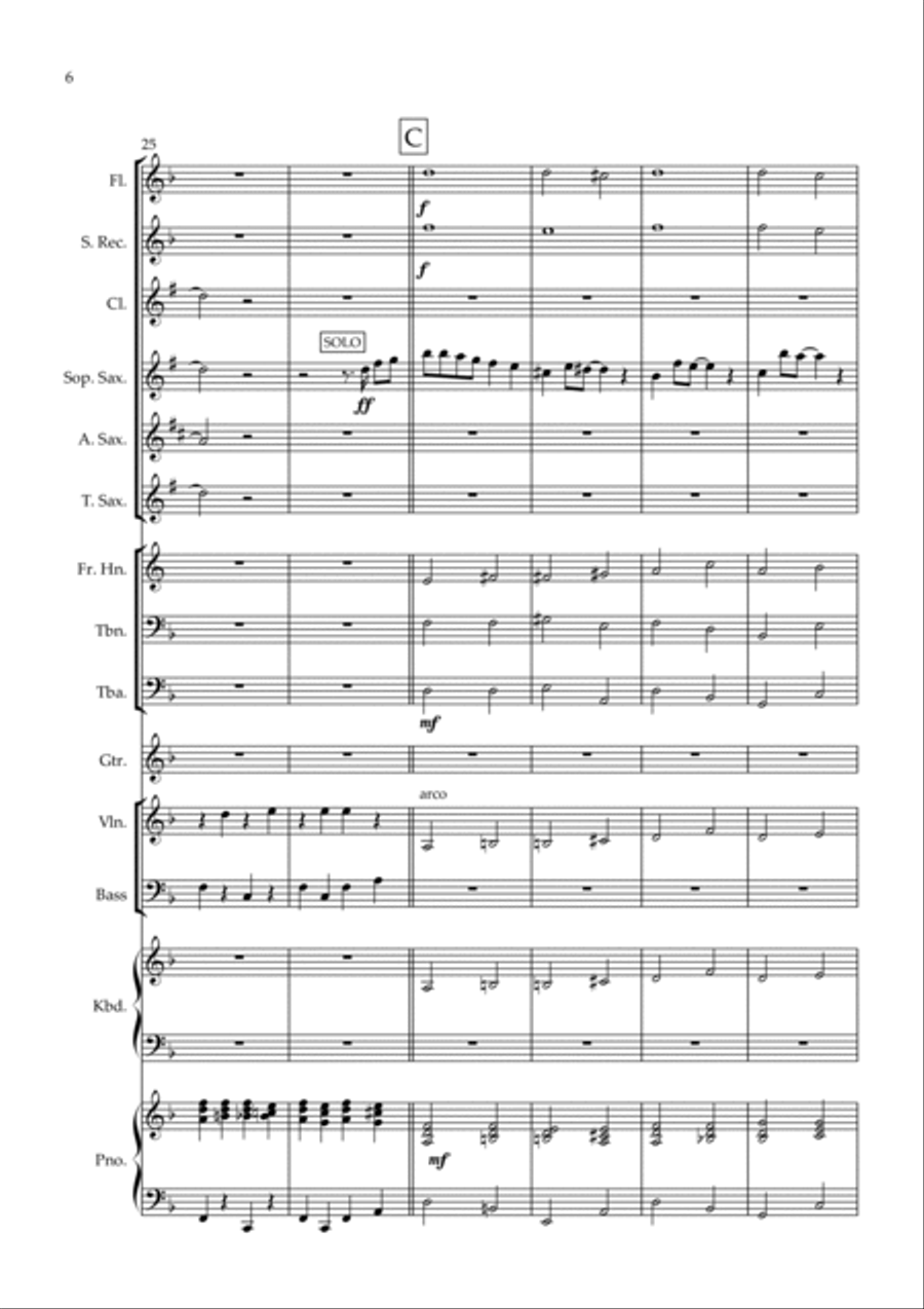 Lullaby Of Birdland Lullaby Of Birdland Concert Band scores gallery preview page 6