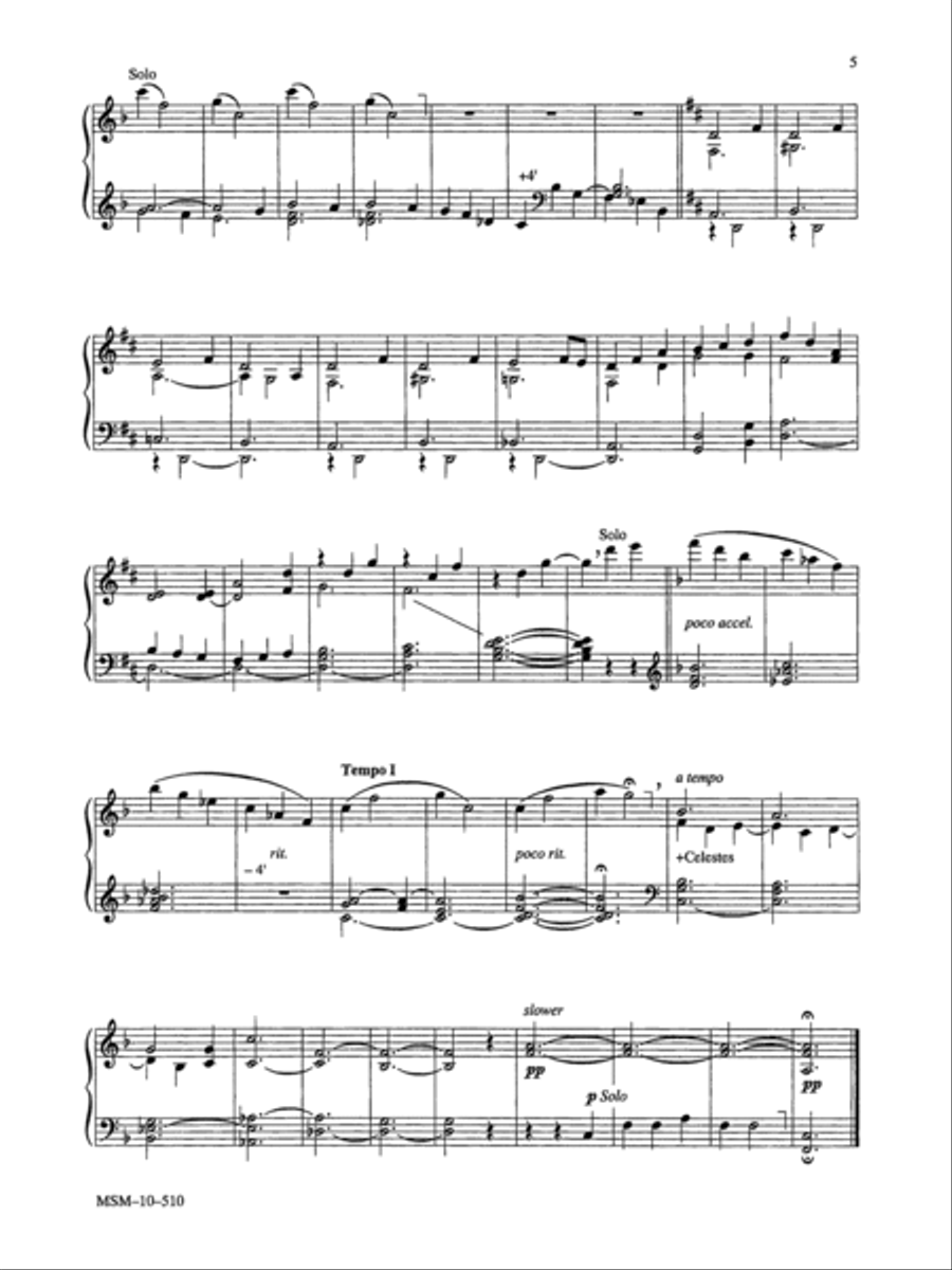 Marian Hymns Organ scores gallery preview page 4