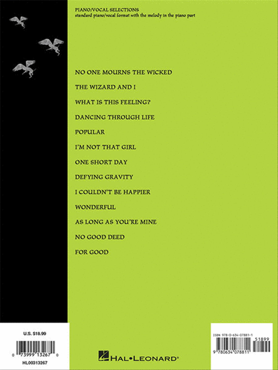 Wicked (Piano/Vocal Selections)
