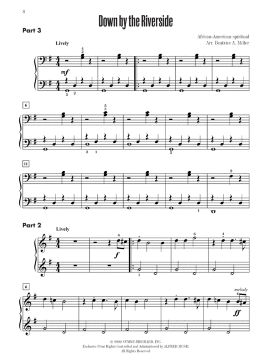 Contest Winners for Three, Book 3 Small Ensemble scores gallery preview page 4