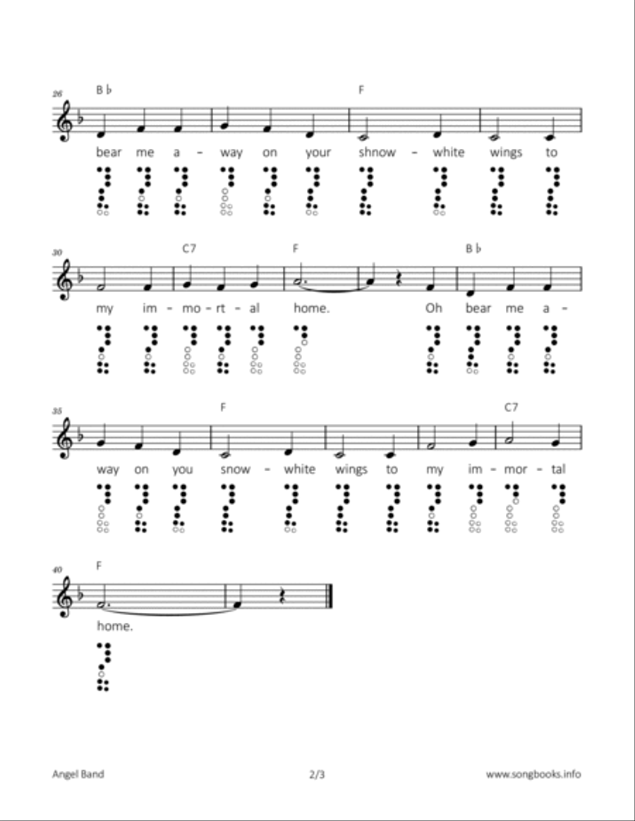 Angel Band Soprano Recorder scores gallery preview page 2