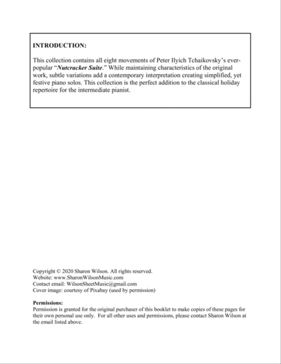 The Nutcracker Suite (Complete Collection for Piano Solo) Piano Solo scores gallery preview page 3