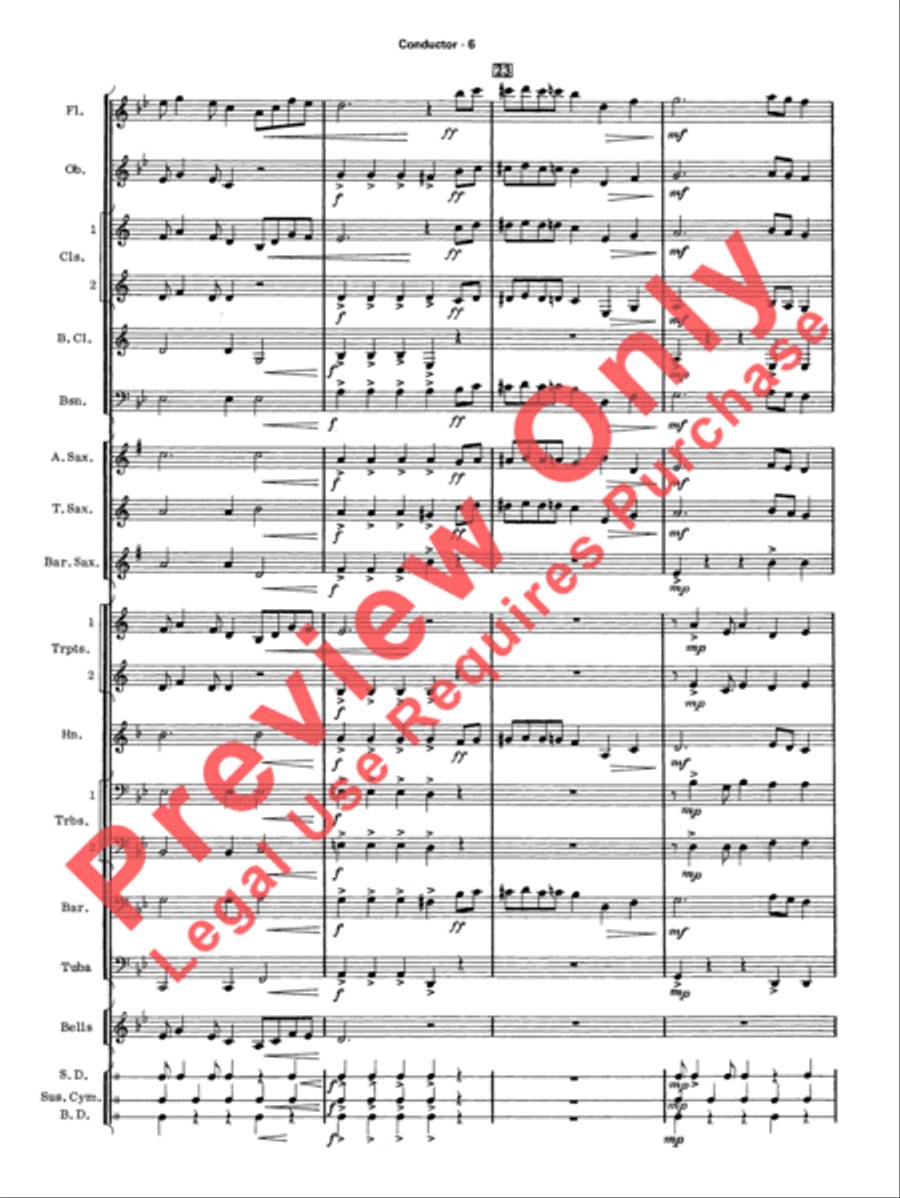 Take Five Concert Band scores gallery preview page 9