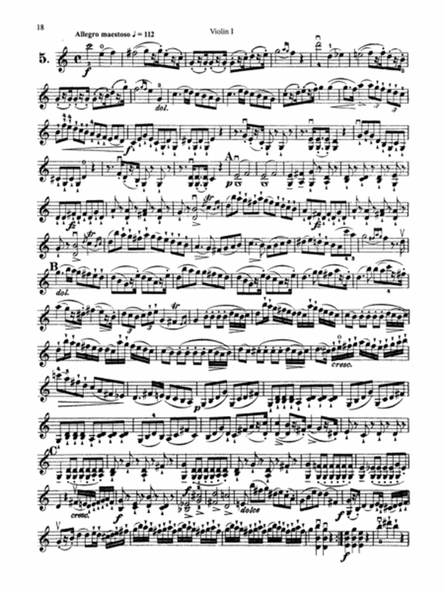 Mazas: Six Duets, Op. 39 - Duet No. 5 (Violin I)