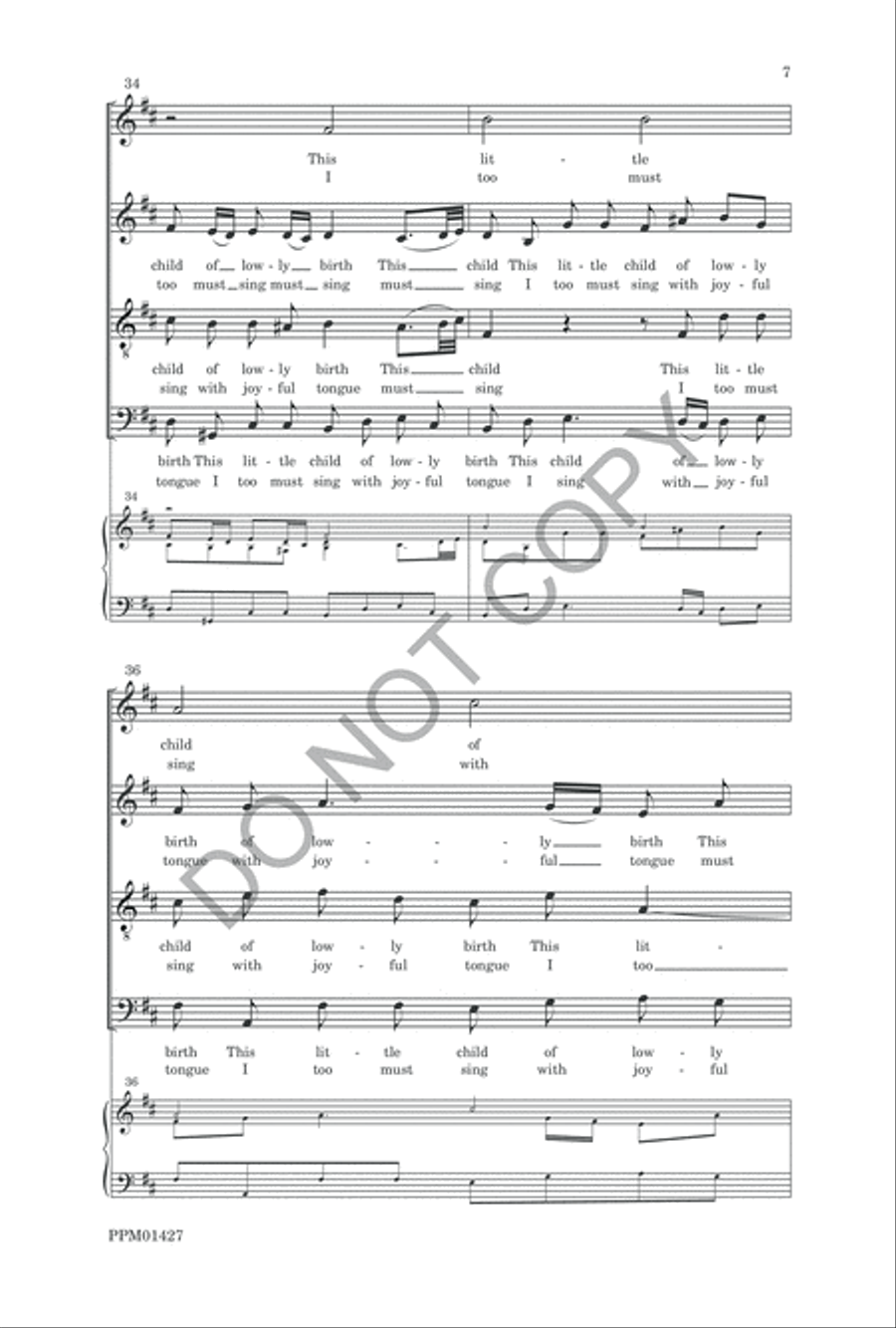 From Heaven Above to Earth I Come 4-Part scores gallery preview page 10