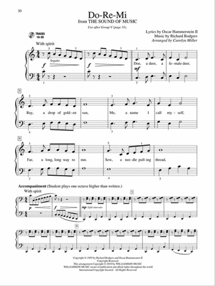 A Dozen a Day Songbook - Preparatory Book Piano Method scores gallery preview page 6