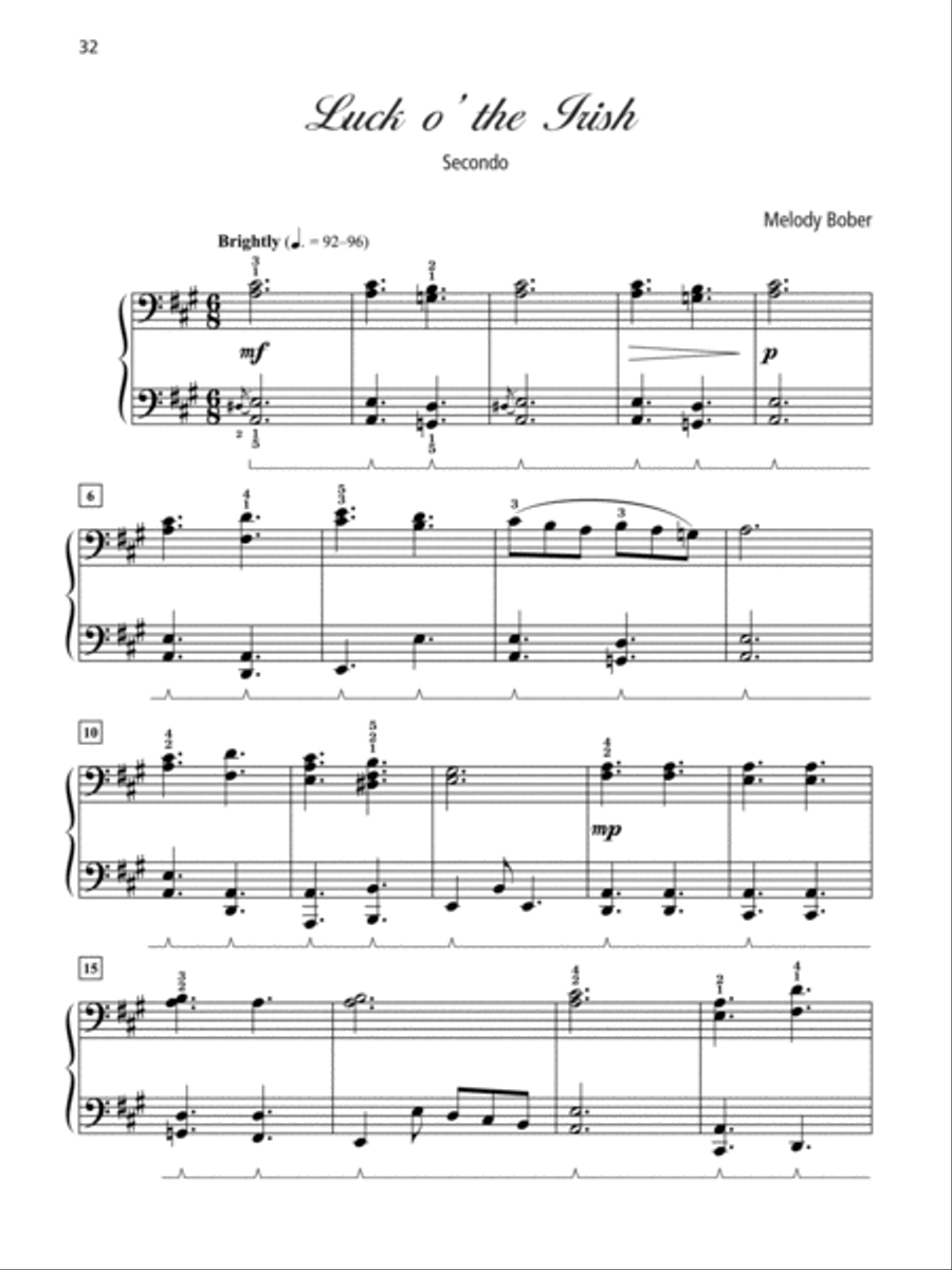 Grand Duets for Piano, Book 6 Small Ensemble scores gallery preview page 8
