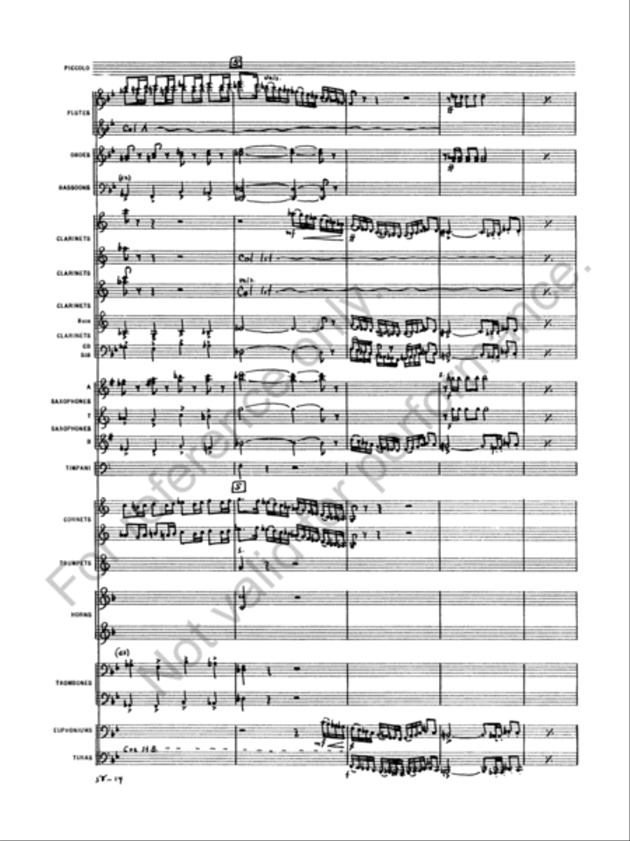 Oberon Concert Band scores gallery preview page 16