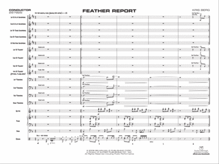 Feather Report Jazz Ensemble scores gallery preview page 2