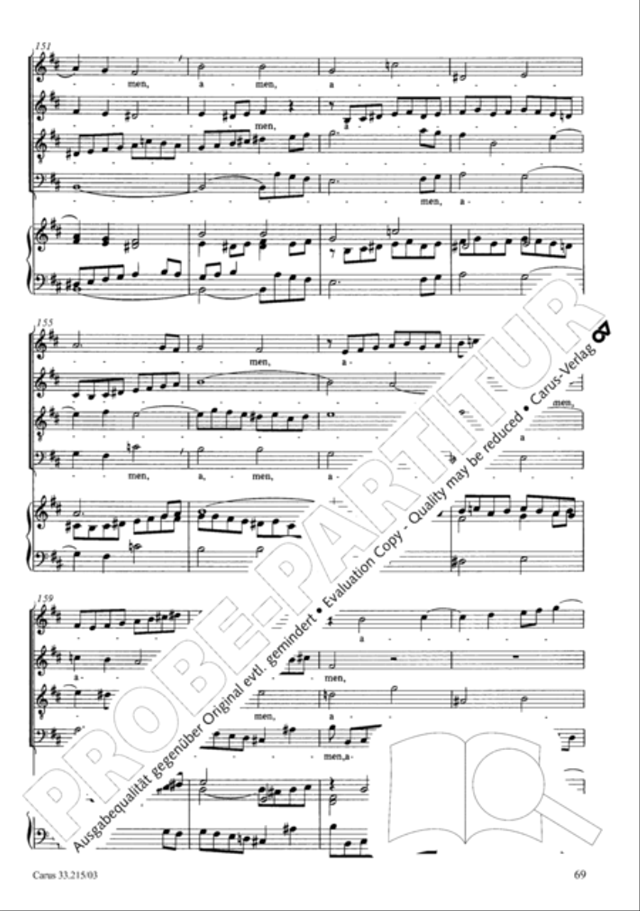 Magnificat Magnificat 4-Part scores gallery preview page 70