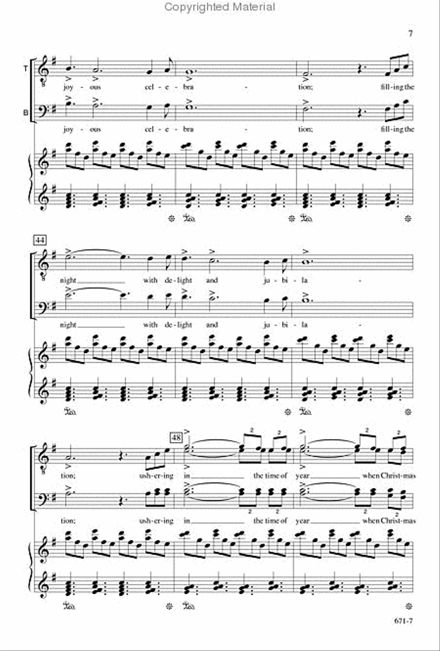 Christmas Goes Classical - SATB Octavo 4-Part scores gallery preview page 7
