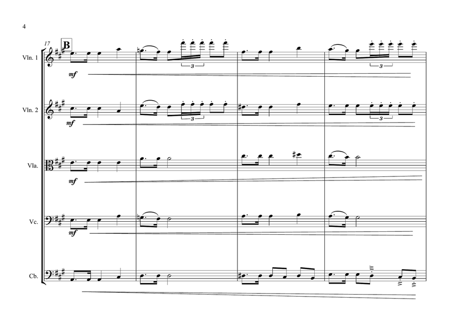 Swiss National Anthem for String Orchestra (World National Anthem Series) String Orchestra scores gallery preview page 4