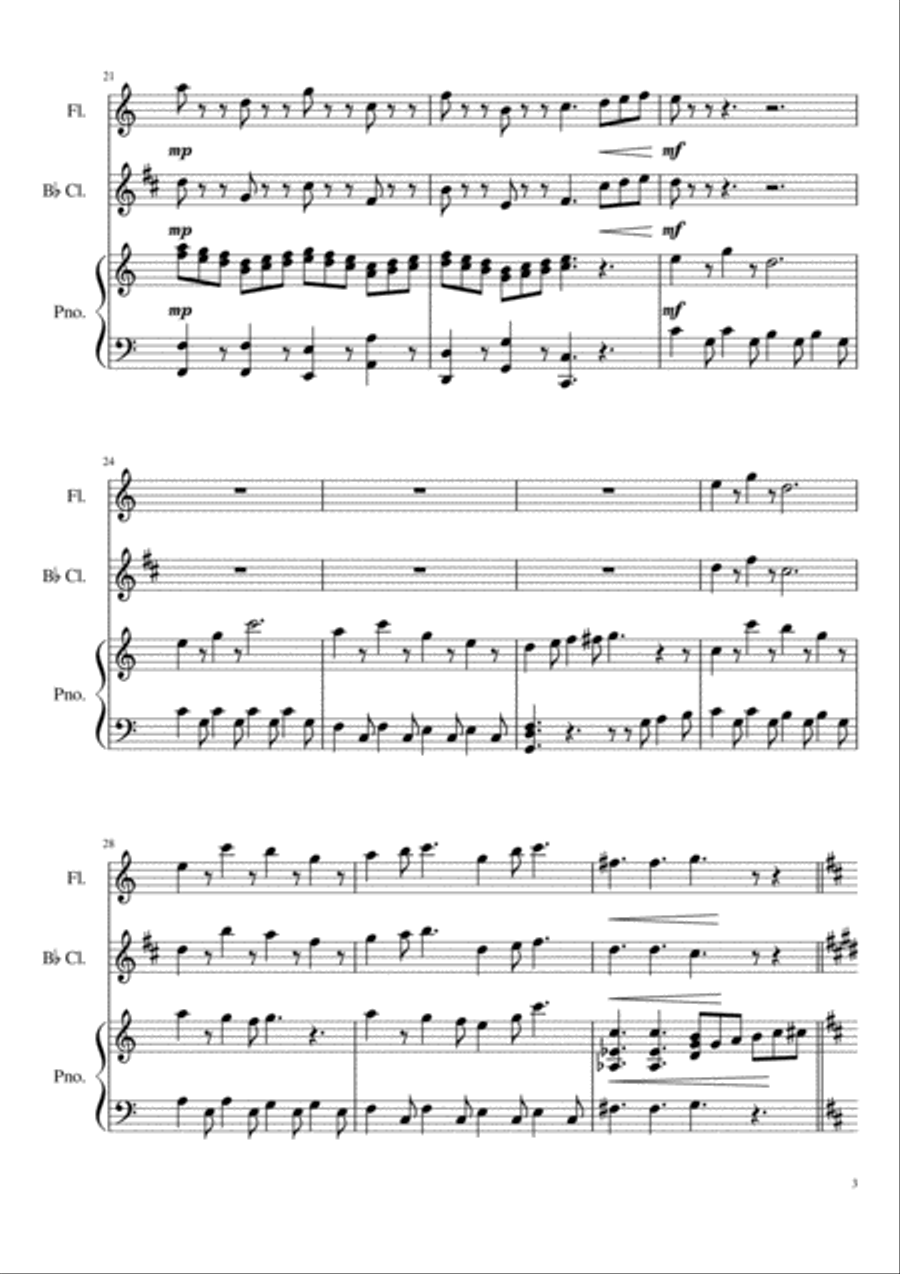 The Joyful Bunny Small Ensemble scores gallery preview page 3