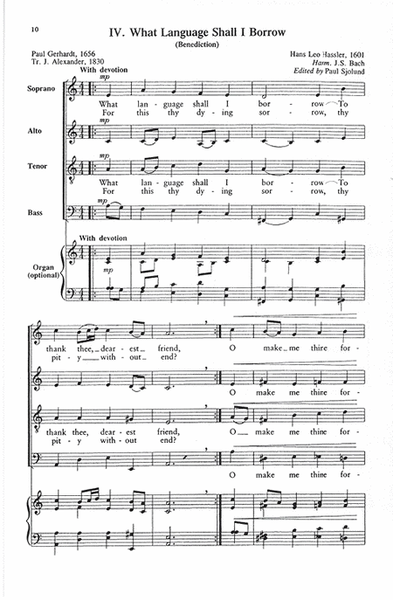 Chorales for Holy Communion (With Grateful Hearts, O Bread of Live from Heaven, Jesu, Priceless Treasure, What Language Shall I Borrow)