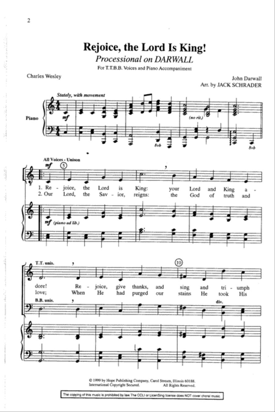 Singing Men, Vol. 2 TTBB scores gallery preview page 2