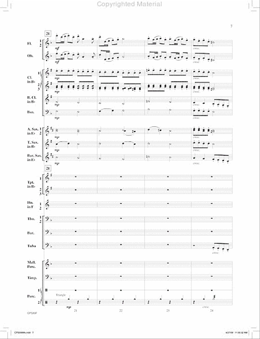Canonic Fantasy Concert Band scores gallery preview page 8