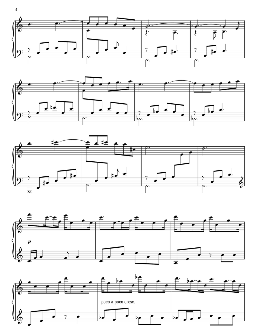Se Si Perde Un Amore Piano Solo scores gallery preview page 4