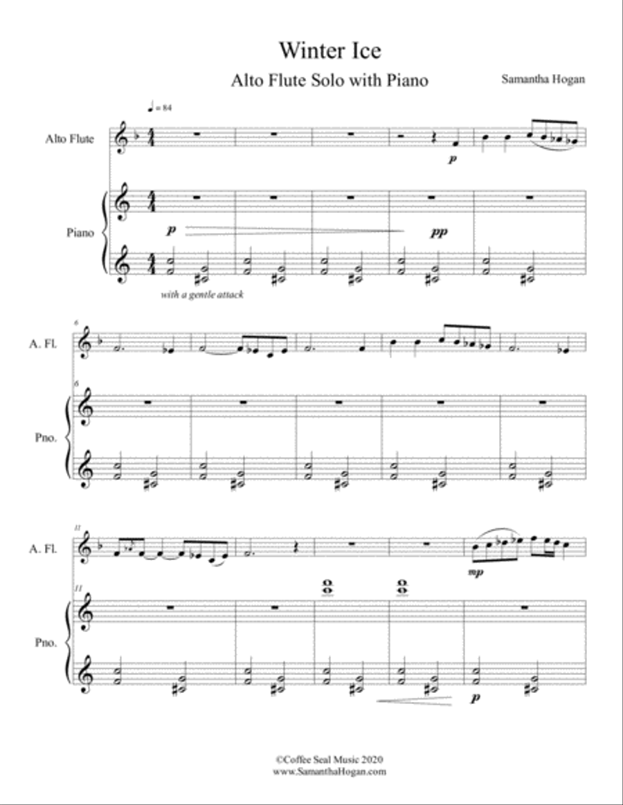 Winter Ice Chamber Music scores gallery preview page 3