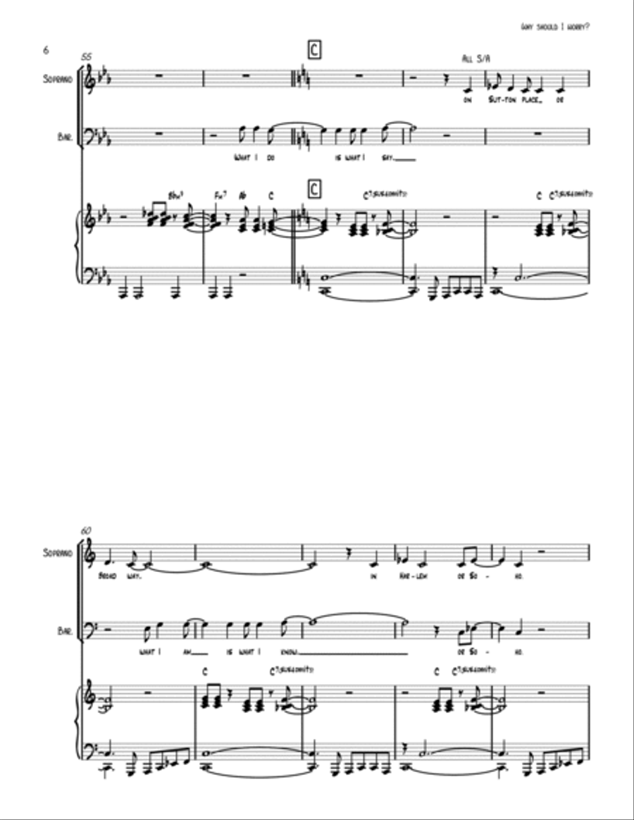 Why Should I Worry? 3-Part scores gallery preview page 6