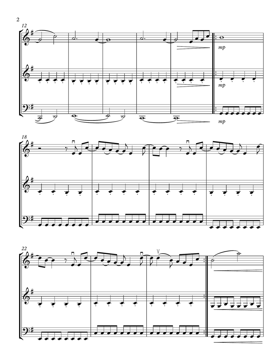 I Gotta Feeling String Trio scores gallery preview page 2