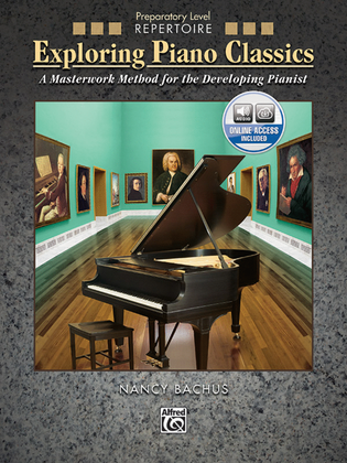 Book cover for Exploring Piano Classics Repertoire
