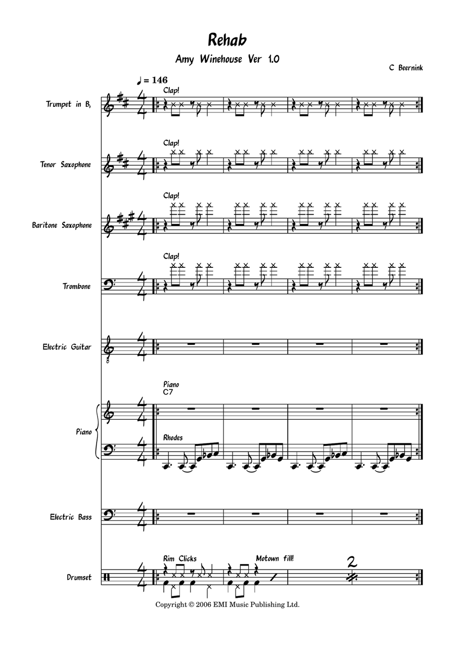 Rehab Voice scores gallery preview page 1