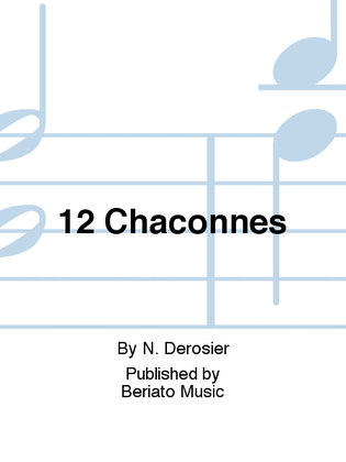 Book cover for 12 Chaconnes