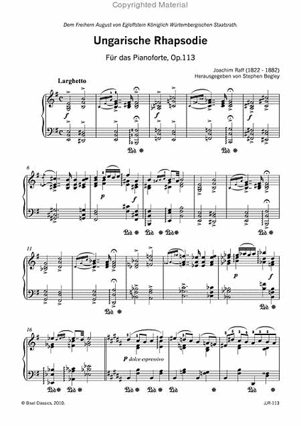 Ungarische Rhapsodie, Op. 113