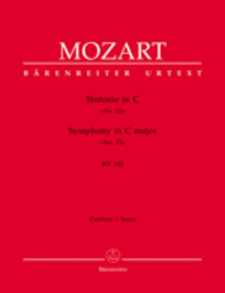 Book cover for Symphony, No. 22 C major, KV 162