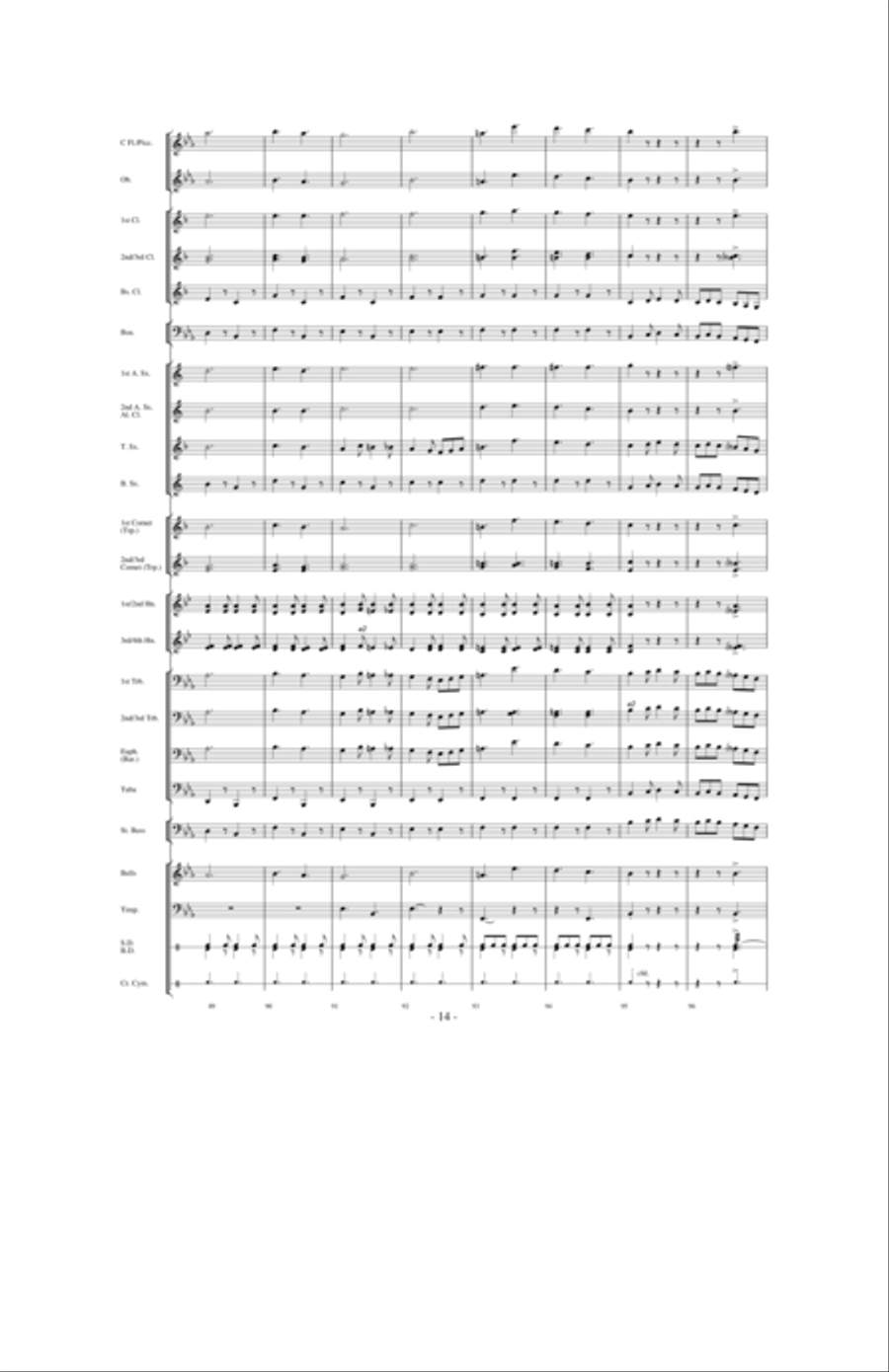 Our Director Our Director Concert Band scores gallery preview page 13
