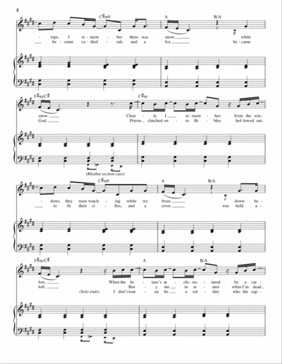 Violet Hill Piano scores gallery preview page 2