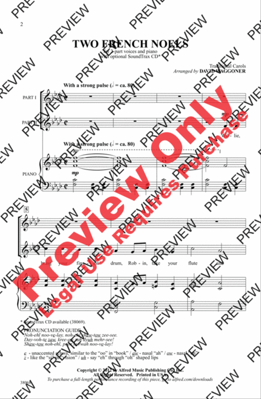 Two French Noels 2-Part scores gallery preview page 12
