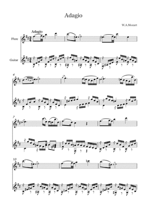 Flute & Guitar No.1 D-dur Adagio K.285