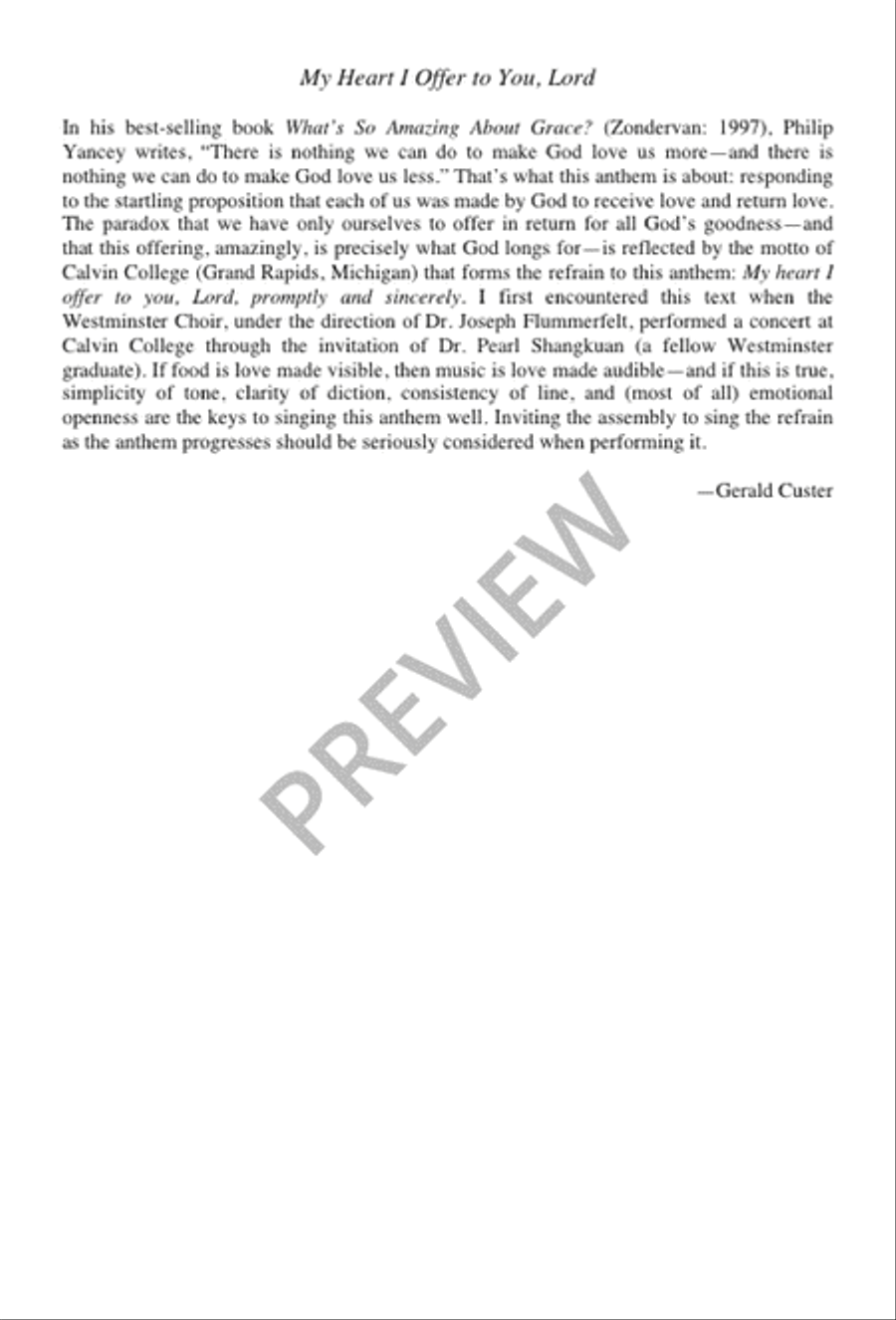 My Heart I Offer to You, Lord Divisi scores gallery preview page 2