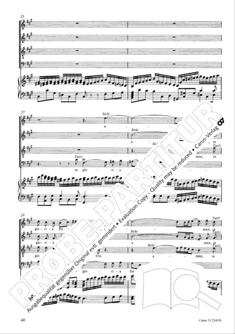 Mass in A major Mass in A major 4-Part scores gallery preview page 43
