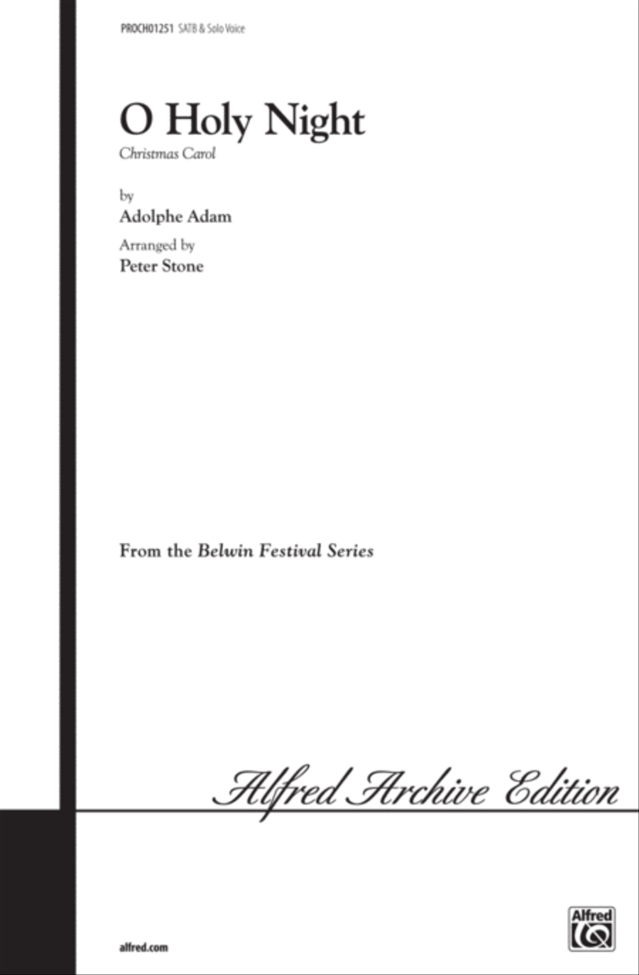 O Holy Night 4-Part scores gallery preview page 1