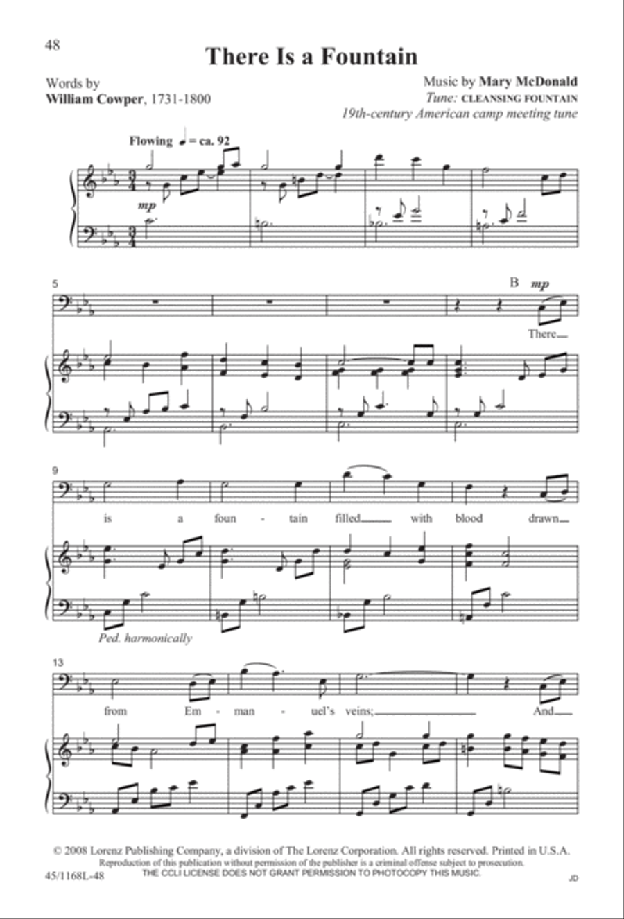 8 Anthems for About 12 Singers 3-Part scores gallery preview page 48