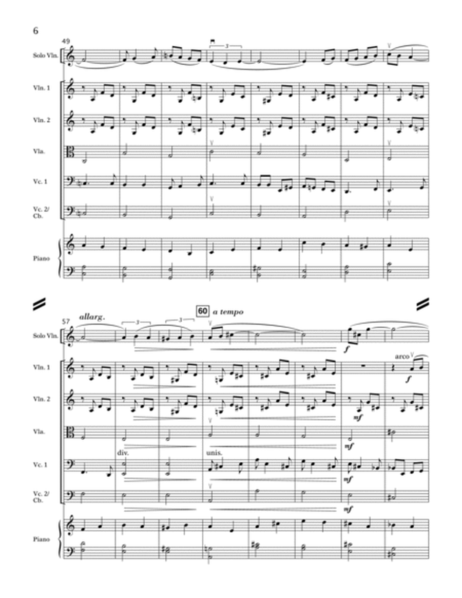 Aria (Cantilena) (arr. Jamin Hoffman) - Full Score
