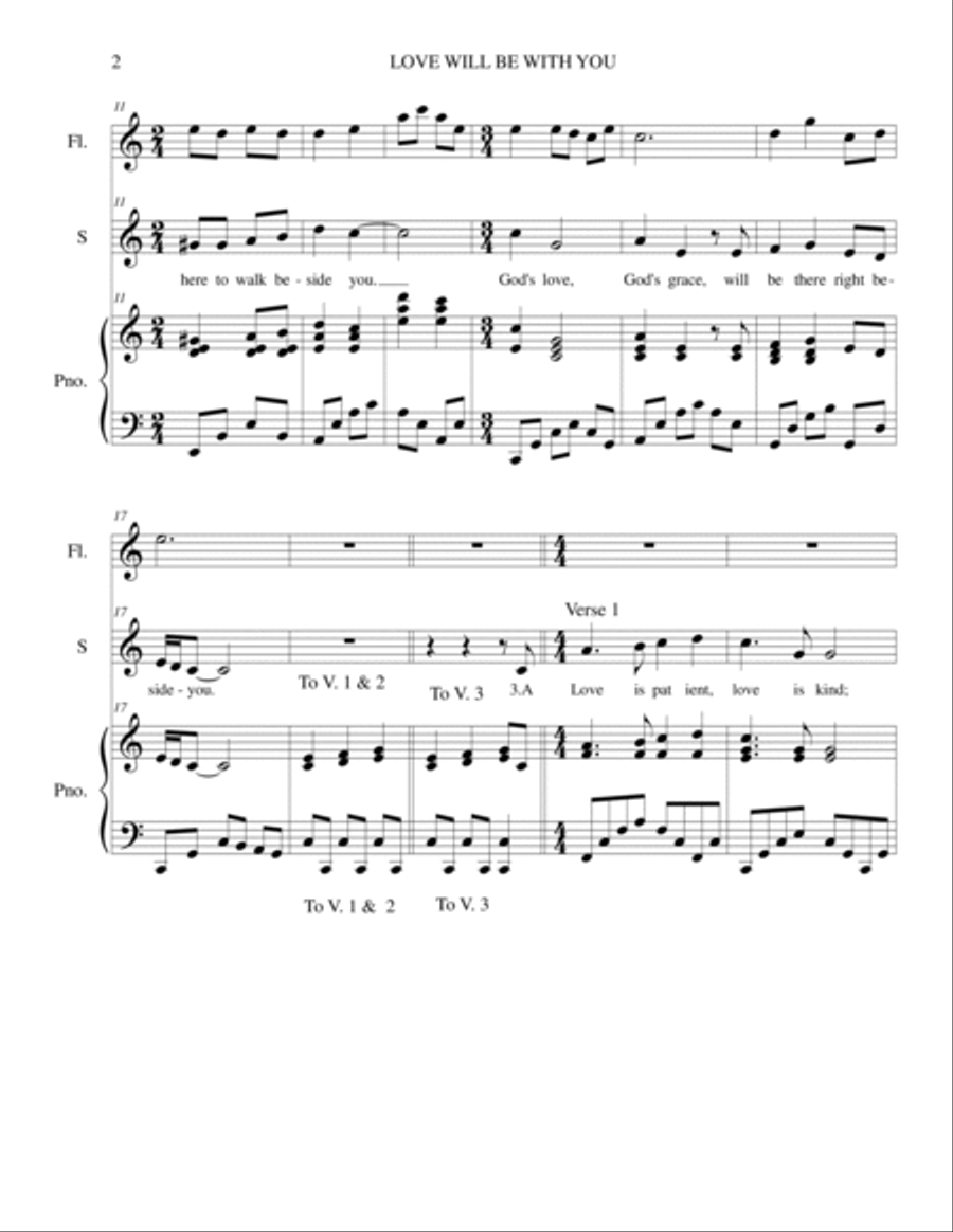 Love Will Be With You Small Ensemble scores gallery preview page 2