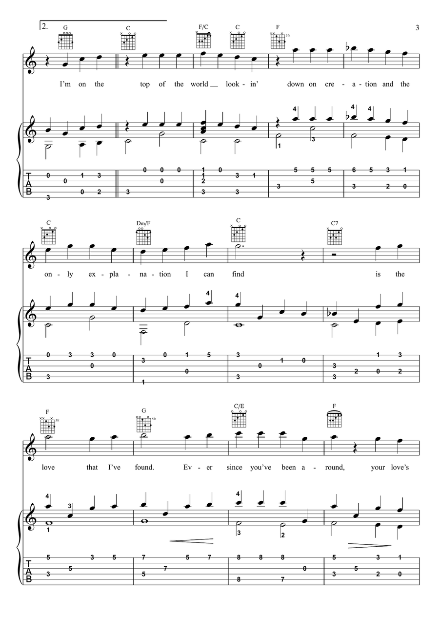 Top Of The World Top Of The World Flute scores gallery preview page 3