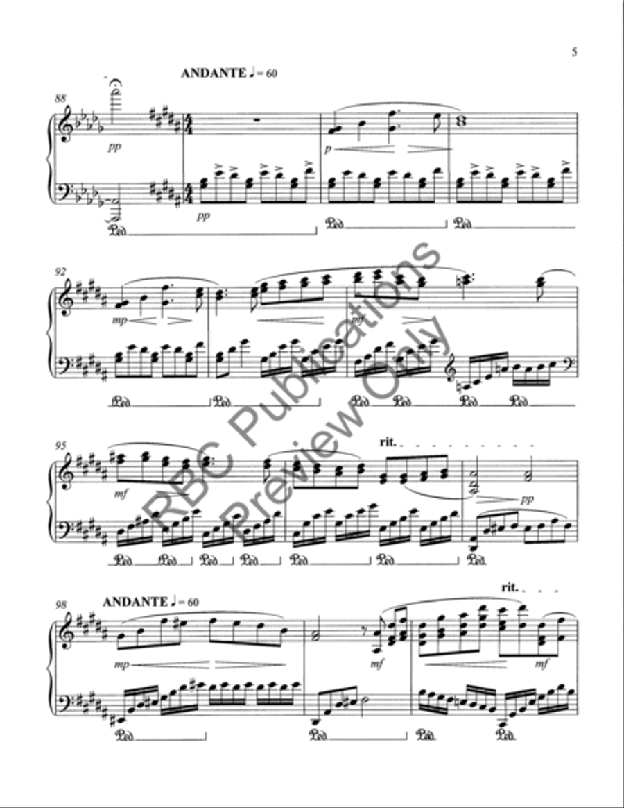 Selected Advanced Concertworks Piano Solo Collection Piano Solo scores gallery preview page 8